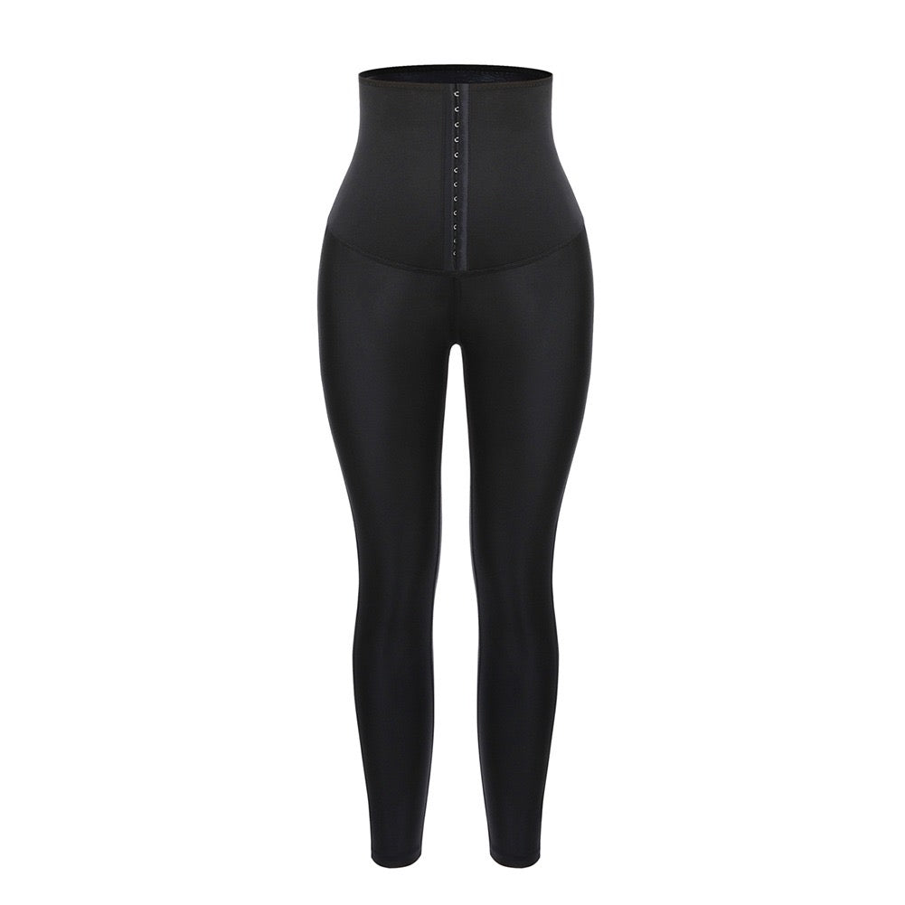 High-Waist Sauna Compression Leggings