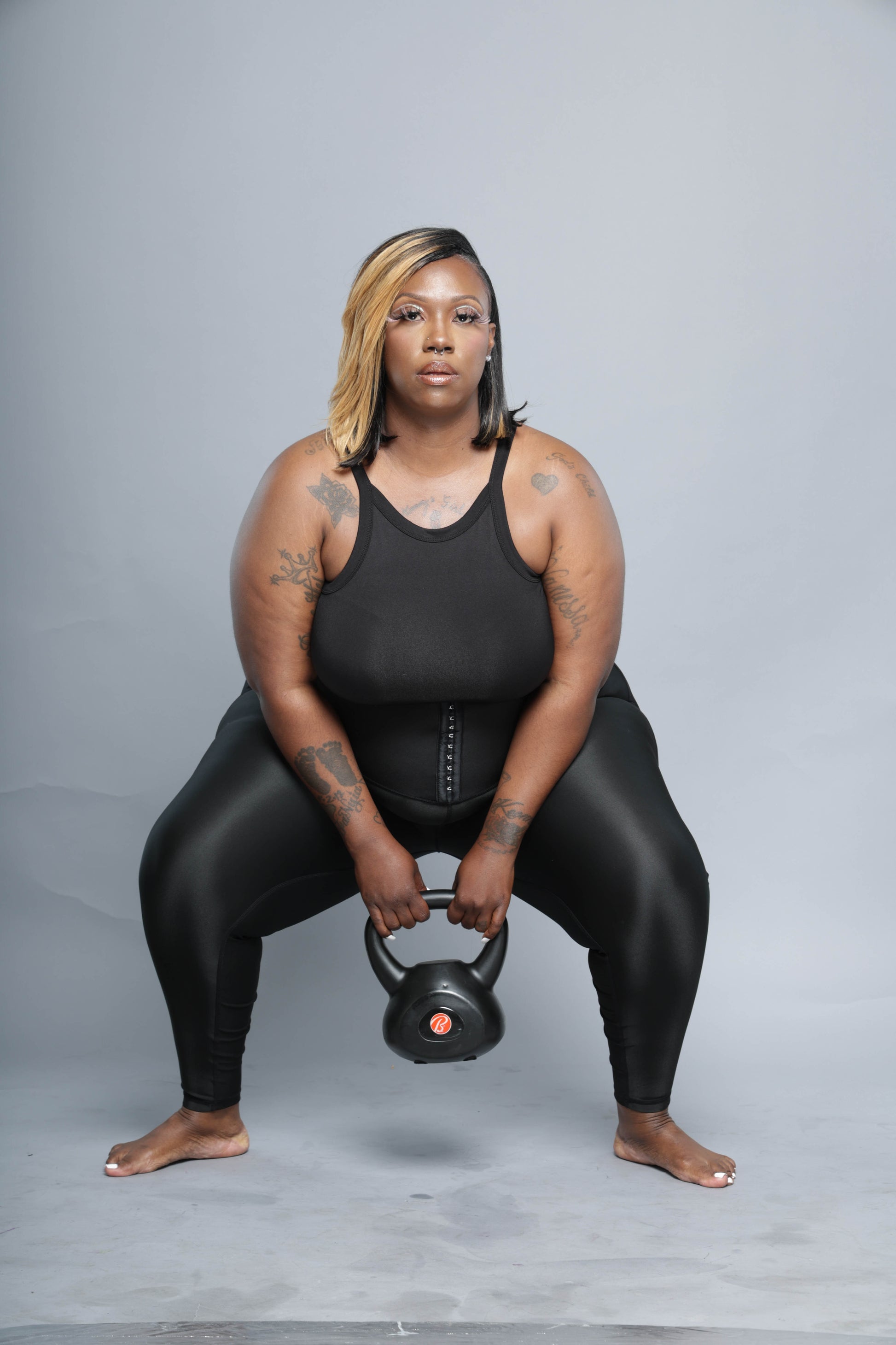 High-Waist Sauna Compression Leggings